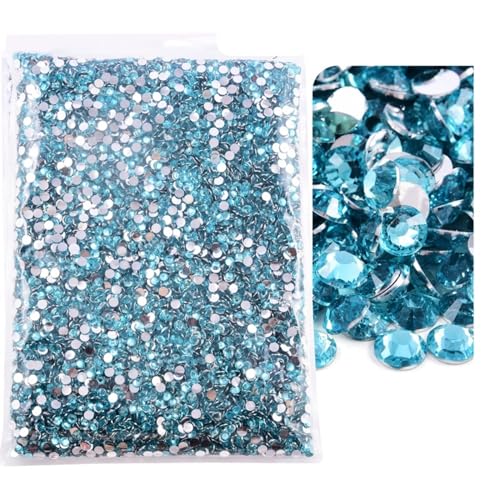 Flat Back Strasssteine Diamante, Hotfix-Strasssteine mit flacher Rückseite, silberfarbenes Harz, nicht Hotfix-Strasssteine in großer Packung, Glitzerkristalle und Strass-Strasssteine(7 Aquamarine, Flat Back Strasssteine Diamante, Hotfix-Strasssteine mit flacher Rückseite, silberfarbenes Harz, nicht Hotfix-Strasssteine in großer Packung, Glitzerkristalle und Strass-Strasssteine(7 Aquamarine, von PXAMORTEL