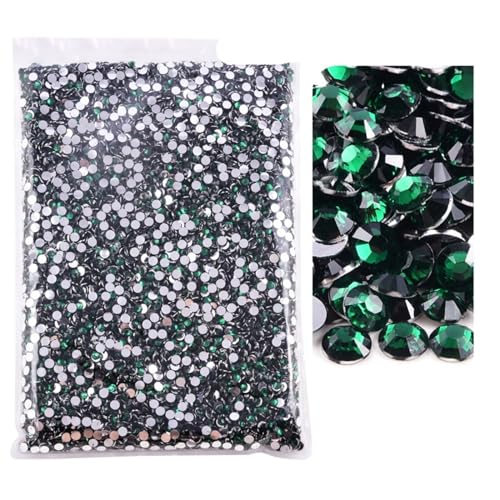 Flat Back Strasssteine Diamante, Hotfix-Strasssteine mit flacher Rückseite, silberfarbenes Harz, nicht Hotfix-Strasssteine in großer Packung, Glitzerkristalle und Strass-Strasssteine(8 Emerald,3mm Flat Back Strasssteine Diamante, Hotfix-Strasssteine mit flacher Rückseite, silberfarbenes Harz, nicht Hotfix-Strasssteine in großer Packung, Glitzerkristalle und Strass-Strasssteine(8 Emerald,3mm von PXAMORTEL