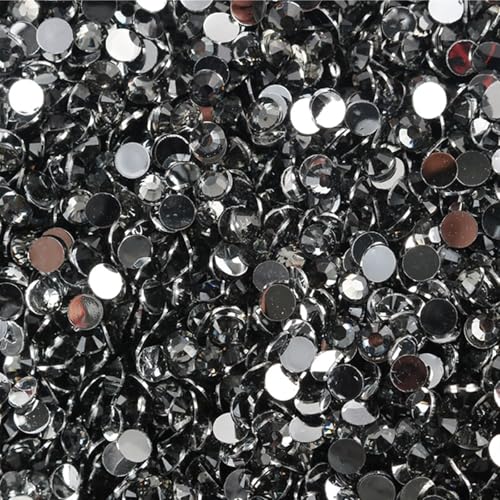 Flat Back Strasssteine Diamante, Jelly AB Harz Strasssteine ​​Nicht Hotfix Strass Bastelbedarf Kristall for Flaschen Tassen Becher Diamant Kunst(Color 01,MixSize 3 5mm20000ps) von PXAMORTEL