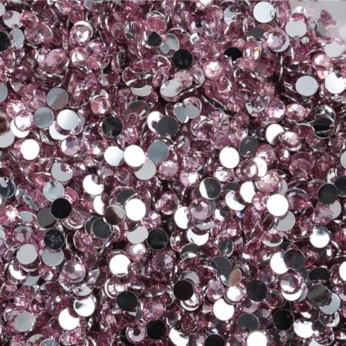Flat Back Strasssteine Diamante, Jelly AB Harz Strasssteine ​​Nicht Hotfix Strass Bastelbedarf Kristall for Flaschen Tassen Becher Diamant Kunst(Color 02,6mm SS30 2000pcs) von PXAMORTEL