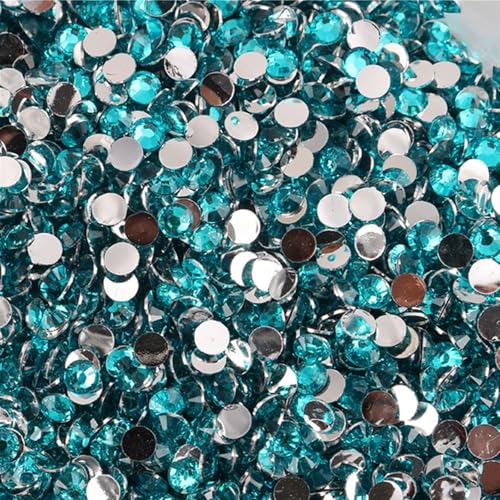 Flat Back Strasssteine Diamante, Jelly AB Harz Strasssteine ​​Nicht Hotfix Strass Bastelbedarf Kristall for Flaschen Tassen Becher Diamant Kunst(Color 03,MixSize 3 5mm20000ps) von PXAMORTEL