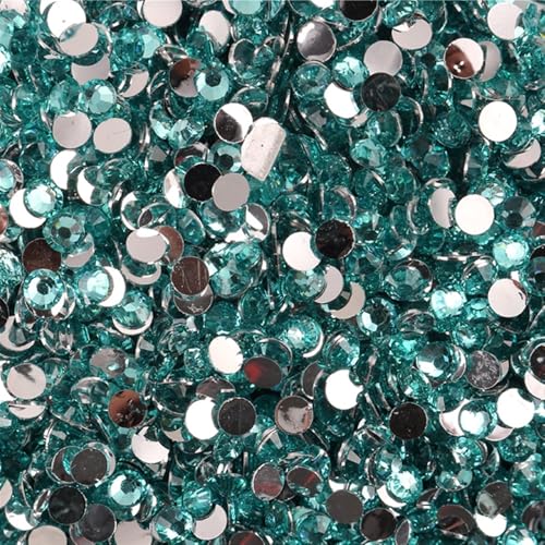 Flat Back Strasssteine Diamante, Jelly AB Harz Strasssteine ​​Nicht Hotfix Strass Bastelbedarf Kristall for Flaschen Tassen Becher Diamant Kunst(Color 05,4mm SS16 12500pcs) von PXAMORTEL