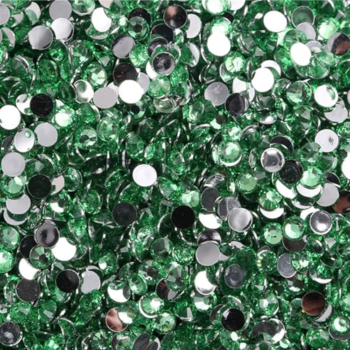 Flat Back Strasssteine Diamante, Jelly AB Harz Strasssteine ​​Nicht Hotfix Strass Bastelbedarf Kristall for Flaschen Tassen Becher Diamant Kunst(Color 08,2mm SS6 20000pcs) von PXAMORTEL
