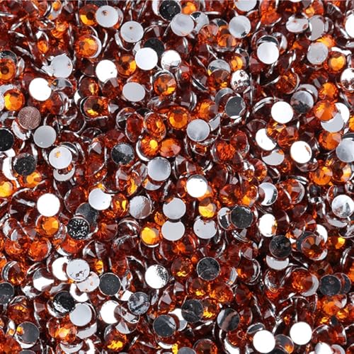 Flat Back Strasssteine Diamante, Jelly AB Harz Strasssteine ​​Nicht Hotfix Strass Bastelbedarf Kristall for Flaschen Tassen Becher Diamant Kunst(Color 11,MixSize 3 5mm20000ps) von PXAMORTEL