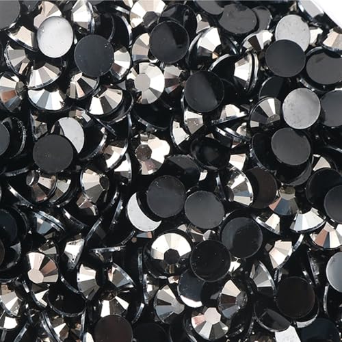 Flat Back Strasssteine Diamante, Jelly AB Harz Strasssteine ​​Nicht Hotfix Strass Bastelbedarf Kristall for Flaschen Tassen Becher Diamant Kunst(Color 15,6mm SS30 2000pcs) von PXAMORTEL