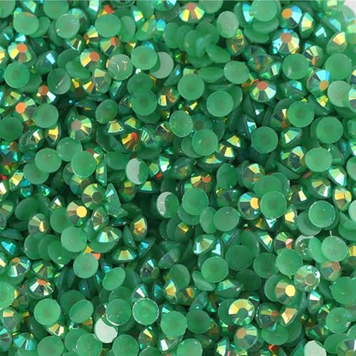 Flat Back Strasssteine Diamante, Jelly AB Harz Strasssteine ​​Nicht Hotfix Strass Bastelbedarf Kristall for Flaschen Tassen Becher Diamant Kunst(Color 29,MixSize 3 5mm20000ps) von PXAMORTEL