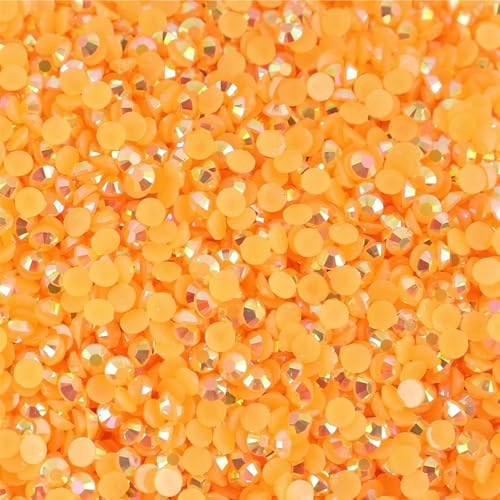Flat Back Strasssteine Diamante, Jelly AB Harz Strasssteine ​​Nicht Hotfix Strass Bastelbedarf Kristall for Flaschen Tassen Becher Diamant Kunst(Color 36,4mm SS16 12500pcs) von PXAMORTEL
