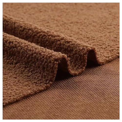 Kunstfell-Sherpa-Fleece-Stoff, Kunstfellstoff Multicolor pro 50x160cm(Brown) von PXAMORTEL