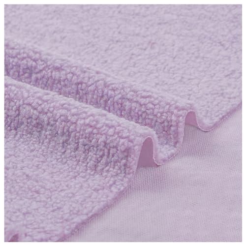 Kunstfell-Sherpa-Fleece-Stoff, Kunstfellstoff Multicolor pro 50x160cm(Purple) von PXAMORTEL