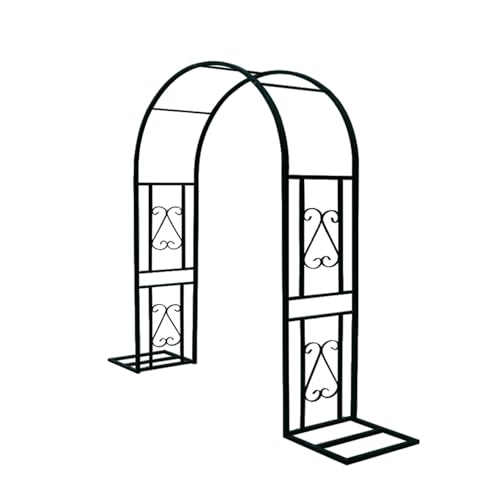 Metall-Hochzeitsbogen, Dekorative Laube im Freien for Brautpartys Stahltorbogen Hochzeitsdekoration(W: 260cm) von PXAMORTEL