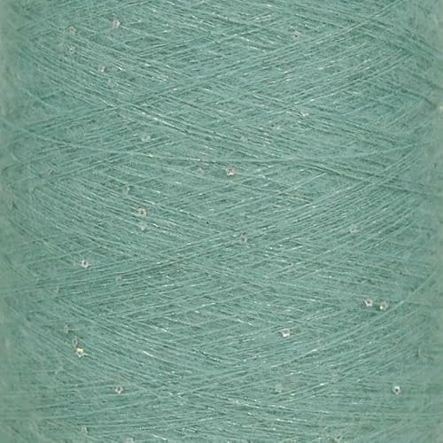 Sequin Sparkle Strickgarn, 25 g mehrfarbiges Mohair-Wollgarn mit Pailletten for Stricken und Häkeln(ZS2009) von PXAMORTEL