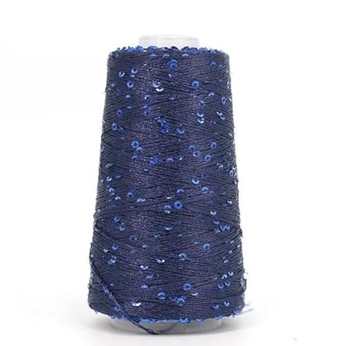 Sequin Sparkle Strickgarn, 3 mm Pailletten-Strickgarn, mehrfarbig, 50 g, 150 m, Baumwoll-Wollmischung(10) von PXAMORTEL