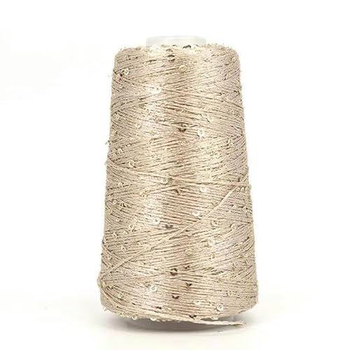 Sequin Sparkle Strickgarn, 3 mm Pailletten-Strickgarn, mehrfarbig, 50 g, 150 m, Baumwoll-Wollmischung(26) von PXAMORTEL