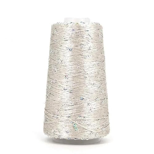 Sequin Sparkle Strickgarn, 50 g 140 m Metallic-Paillettengarn, Farbe 162 mit 6 mm und 3 mm Pailletten for Stricken, Häkeln, Heimwerken Sequin Sparkle Strickgarn, 50 g 140 m Metallic-Paillettengarn, Farbe 162 mit 6 mm und 3 mm Pailletten for Stricken, Häkeln, Heimwerken von PXAMORTEL