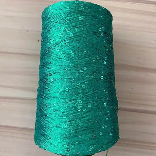 Sequin Sparkle Strickgarn, 500 g Polyester-Paillettengarn mit Schlaufen for Häkeln, Stricken, mehrfarbig(20) von PXAMORTEL