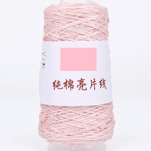 Sequin Sparkle Strickgarn, Baumwoll-Paillettengarn, 50 g, 140 m, 6 mm + 3 mm, mehrfarbig(23) von PXAMORTEL