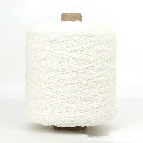 Sequin Sparkle Strickgarn, Mehrfarbiges 50 g Pailletten-Glitzergarn for Stricken, Häkeln, Basteln, DIY(15) von PXAMORTEL