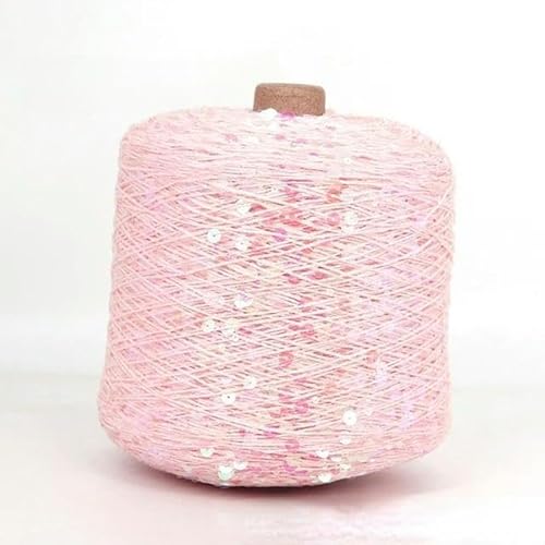 Sequin Sparkle Strickgarn, Mehrfarbiges 50 g Pailletten-Glitzergarn for Stricken, Häkeln, Basteln, DIY(43) von PXAMORTEL