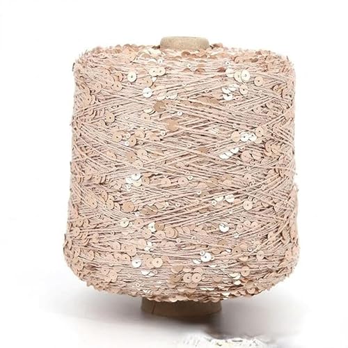 Sequin Sparkle Strickgarn, Mehrfarbiges 50 g Pailletten-Glitzergarn for Stricken, Häkeln, Basteln, DIY(52) von PXAMORTEL