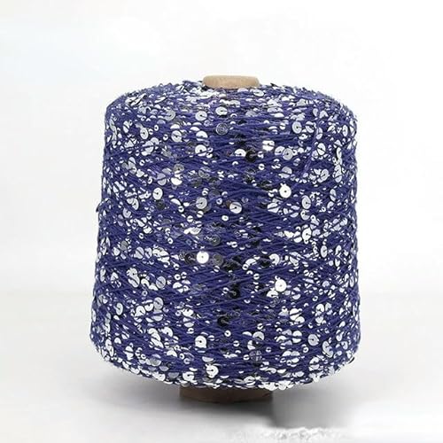 Sequin Sparkle Strickgarn, Mehrfarbiges 50 g Pailletten-Glitzergarn for Stricken, Häkeln, Basteln, DIY(53) von PXAMORTEL