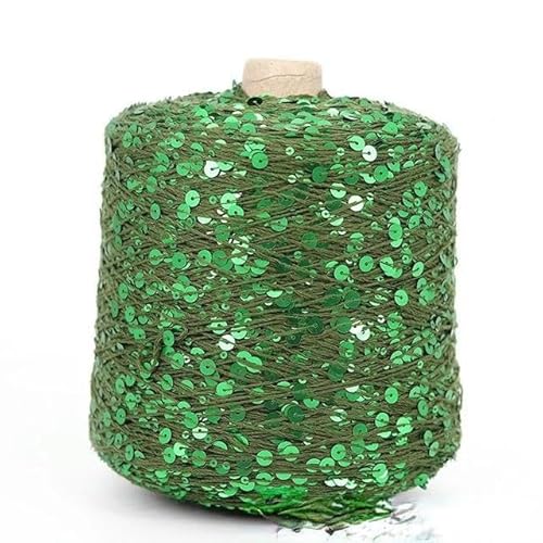 Sequin Sparkle Strickgarn, Mehrfarbiges 50 g Pailletten-Glitzergarn for Stricken, Häkeln, Basteln, DIY(59) von PXAMORTEL