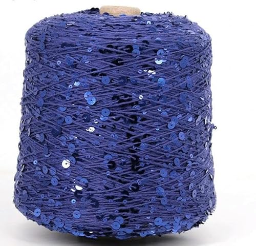 Sequin Sparkle Strickgarn, Mehrfarbiges 50 g Pailletten-Glitzergarn for Stricken, Häkeln, Basteln, DIY(6) von PXAMORTEL