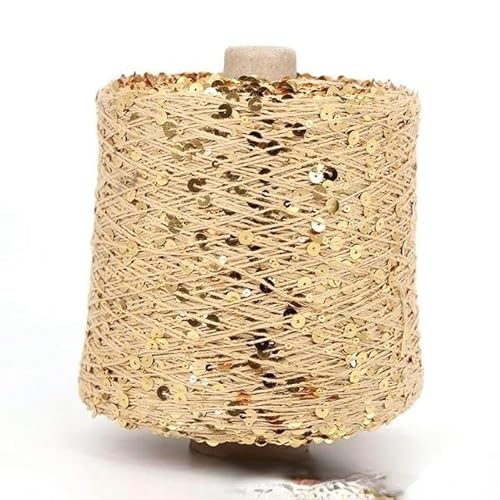 Sequin Sparkle Strickgarn, Mehrfarbiges Pailletten-Glitzergarn, 50 g, for Stricken und Häkeln(34) von PXAMORTEL