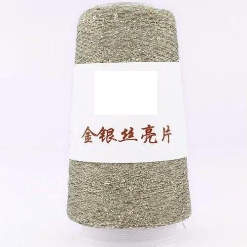 Sequin Sparkle Strickgarn, Metallic-Paillettengarn, 50 g, for Stricken, Häkeln, mehrfarbig(19) von PXAMORTEL