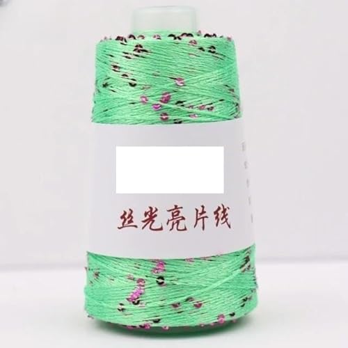 Sequin Sparkle Strickgarn, Pailletten-Glitzergarn, 3 mm, 3500 m, 500 g, mehrfarbig, for Selberstricken(16) von PXAMORTEL
