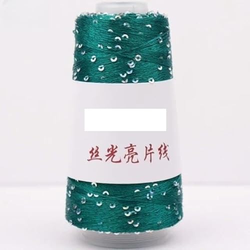 Sequin Sparkle Strickgarn, Pailletten-Glitzergarn, 3 mm, 3500 m, 500 g, mehrfarbig, for Selberstricken(25) von PXAMORTEL