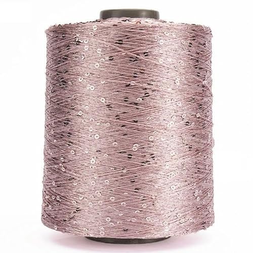 Sequin Sparkle Strickgarn, Sommer-Eisseide, Pailletten-Glitzergarn, 500 g, mehrfarbig(42) von PXAMORTEL