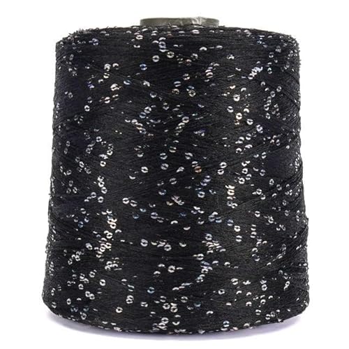 Sequin Sparkle Strickgarn, Sommer-Eisseide, Pailletten-Glitzergarn, 500 g, mehrfarbig(9) von PXAMORTEL
