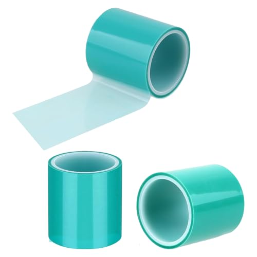 PXRLMYF 3 Rollen Nahtlose Klebeband Harzband Klebstoff Dekoratives UV-Klebeband Craft Paper Tape für Basteln, DIY, UV Harz(Hellgrün) von PXRLMYF