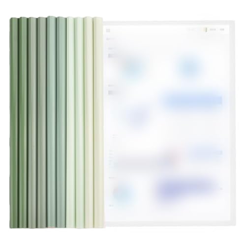 PYEUIFT 10 Stück Ordnerschieber, A4 Sliding Bar Binder,Kunststoff A4 Sliding Bar Binder, A4 Kunststoff Bericht Abdeckungen, Klemmschienen A4, Sliding Bar Bindern,Schiebebinder A4(Grün PYEUIFT 10 Stück Ordnerschieber, A4 Sliding Bar Binder,Kunststoff A4 Sliding Bar Binder, A4 Kunststoff Bericht Abdeckungen, Klemmschienen A4, Sliding Bar Bindern,Schiebebinder A4(Grün von PYEUIFT
