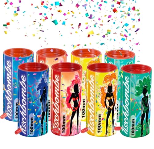8er Tischbomben Party Set Partypopper für Silvester & Partys, Jugendfeuerwerk Kat. F1 für Kinder & Jugendliche 2025 8er Tischbomben Party Set Partypopper für Silvester & Partys, Jugendfeuerwerk Kat. F1 für Kinder & Jugendliche 2025 von PYROHELD