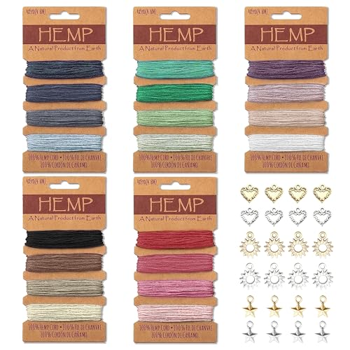 20 Farben Faden Schnur für Armbänder, Mehrfarbige Flachs Schnur, 100 Yards 1mm Band für Armbänder Bunte Bastelschnur für DIY Handwerk Halsketten Schmuckherstellung 20 Farben Faden Schnur für Armbänder, Mehrfarbige Flachs Schnur, 100 Yards 1mm Band für Armbänder Bunte Bastelschnur für DIY Handwerk Halsketten Schmuckherstellung von PYSEOSISE