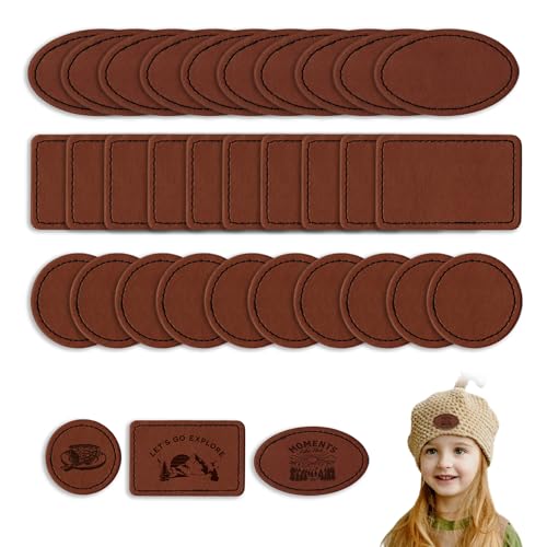 30 Stück Leere Kunstleder Flicken, Lederflicken Selbstklebend Set, Rechteckigem Rundem Ovalem Blanko Leder Patch Kunstleder Selbstklebend für Hüte Schuhe Jeans Jacken Taschen 30 Stück Leere Kunstleder Flicken, Lederflicken Selbstklebend Set, Rechteckigem Rundem Ovalem Blanko Leder Patch Kunstleder Selbstklebend für Hüte Schuhe Jeans Jacken Taschen von PYSEOSISE