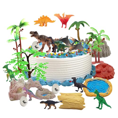 28 Stück Dinosaurier Tortendeko,Dino Cake Topper,Dinosaurier Kinder Kuchen Deko Geburtstag,Dino Cake Birthday Party Decoration,Geeignet für Kindergeburtstage 28 Stück Dinosaurier Tortendeko,Dino Cake Topper,Dinosaurier Kinder Kuchen Deko Geburtstag,Dino Cake Birthday Party Decoration,Geeignet für Kindergeburtstage von PYTRARTY