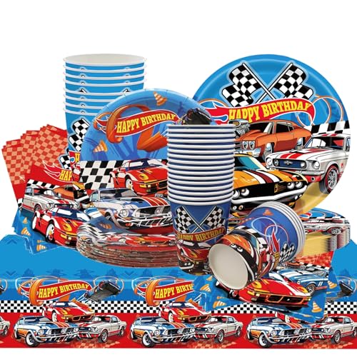 81 Stück Hot Wh-els Partygeschirr Set,Hot Wh-els Geburtstag Deko, Deko Geburtstag,Servietten,Pappteller,Pappbecher,Tischdecke,Geeignet für 20 Kinder 81 Stück Hot Wh-els Partygeschirr Set,Hot Wh-els Geburtstag Deko, Deko Geburtstag,Servietten,Pappteller,Pappbecher,Tischdecke,Geeignet für 20 Kinder von PYTRARTY