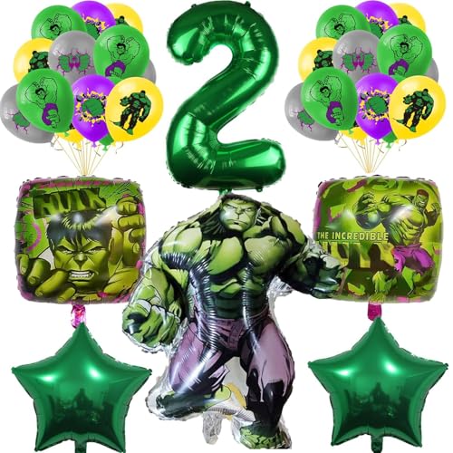 Deko Geburtstag Hulk Luftballon,2 Jahr Hulk Luftballon Party Deko,Hulk 2 Jahr Geburtstag Luftballon,Hulk Party Dekoration Ballon Set,Kindergeburtstag Deko Deko Geburtstag Hulk Luftballon,2 Jahr Hulk Luftballon Party Deko,Hulk 2 Jahr Geburtstag Luftballon,Hulk Party Dekoration Ballon Set,Kindergeburtstag Deko von PYTRARTY