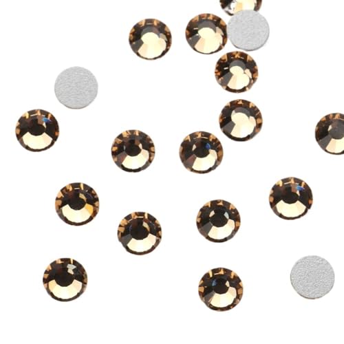 Glas-Strasssteine Hotfix-Strasssteine, flache Rückseite, Kristall, AB, mehrfarbig, mehrere Größen, 1er-Set(121,2mm SS6 1440pcs) von PZOFERLIN