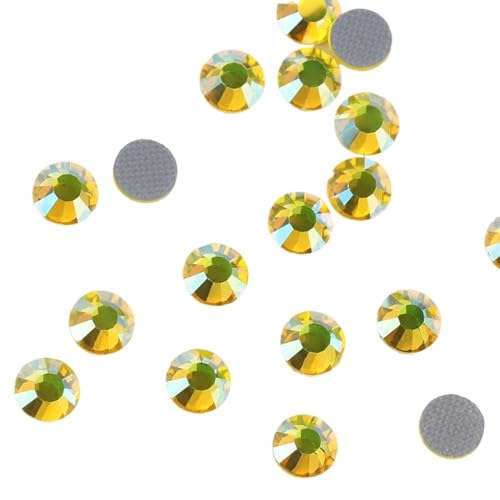 Glas-Strasssteine Kristall-Hotfix-Strasssteine mit flacher Rückseite, mehrfarbig, 2–6 mm(Cinrine AB,4mm SS16 1440pcs) von PZOFERLIN