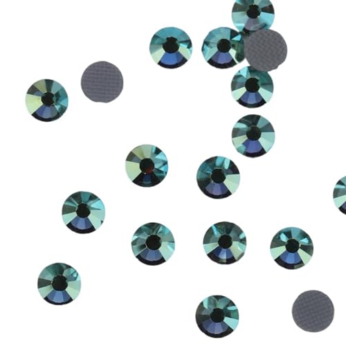 Glas-Strasssteine Kristall-Hotfix-Strasssteine mit flacher Rückseite, mehrfarbig, 2–6 mm(Erinite AB,2.4mm SS8 1440pcs) von PZOFERLIN