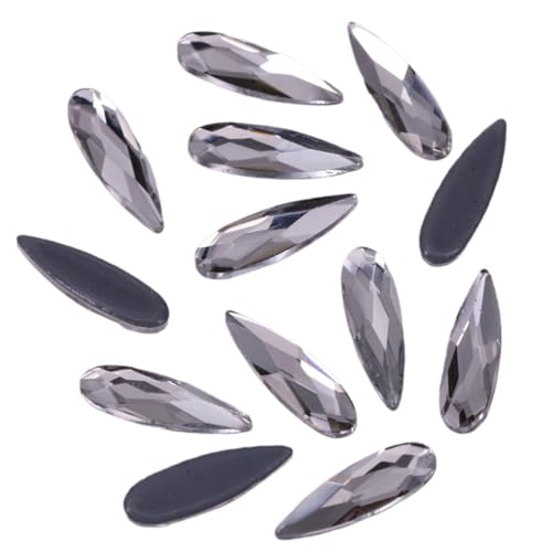 Glas-Strasssteine Mehrfarbige und multiformatierte Strasssteine, 50-360 Stück(50Pcs,3x10mm) von PZOFERLIN