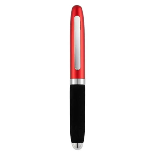Kugelschreiber, neutraler Tintenstift Metall-Kugelschreiber Rollerball Gel-Tintenstifte for Business Office Multicolor(Red,2 pens) von PZOFERLIN