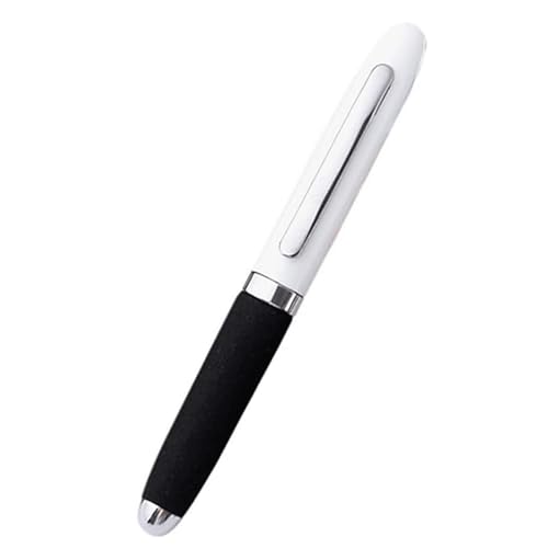 Kugelschreiber, neutraler Tintenstift Metall-Kugelschreiber Rollerball Gel-Tintenstifte for Business Office Multicolor(White,10pens) von PZOFERLIN