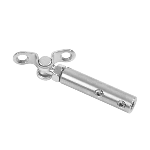 PZOFERLIN Drahtseilklemmen, Drahtseilkabelklemmen 1 Paar Deckkabelgeländer 2-8 mm Spanner passend for Kippanker mit Sechskant-Madenschraube, Drahtseil, Treppendrahtseilklemmen(for 2mm Wire) von PZOFERLIN