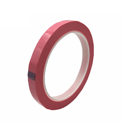 PZOFERLIN Elektrisches Klebeband Elektrisches Isolierband aus Mylar, hohe Temperaturen, mehrfarbig, 66 Meter, 1 Stück(Roze) von PZOFERLIN