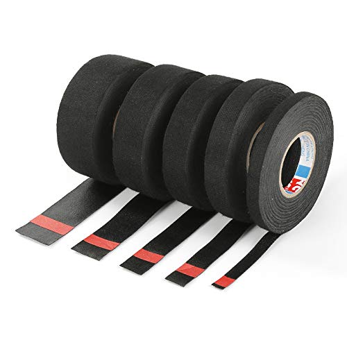 PZOFERLIN Elektrisches Klebeband Isolierendes Gewebeband for elektrische Leitungen, 5er-Pack, Schwarz, 15 m PZOFERLIN Elektrisches Klebeband Isolierendes Gewebeband for elektrische Leitungen, 5er-Pack, Schwarz, 15 m von PZOFERLIN