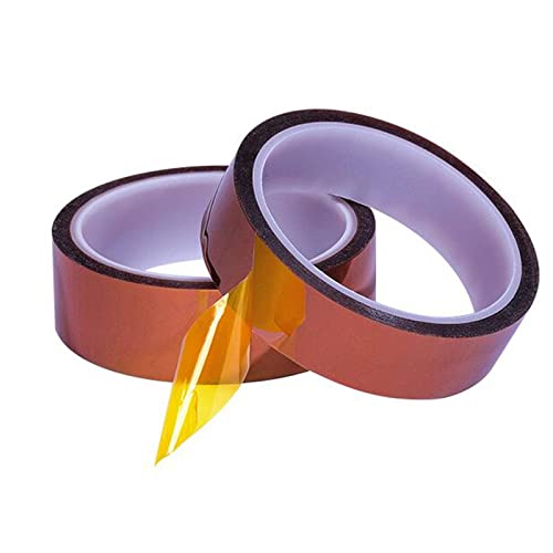 PZOFERLIN Elektrisches Klebeband Polyimid-Klebeband, elektrisch, for Schutz von Platinen, schwarz, 5–30 mm Breite, 33 m(30mm) von PZOFERLIN